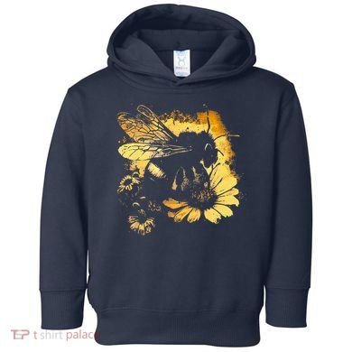 Honeybee And Bumble Bee For American Hive Beekeepers Toddler Hoodie