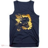 Honeybee And Bumble Bee For American Hive Beekeepers Tank Top thumb 0