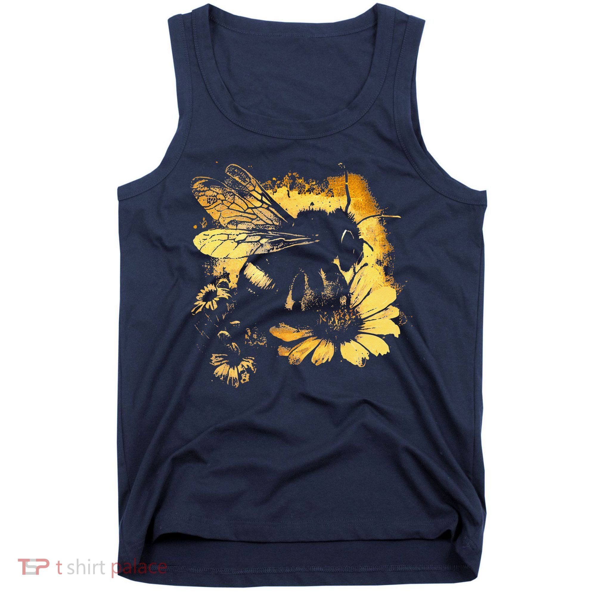 Honeybee And Bumble Bee For American Hive Beekeepers Tank Top