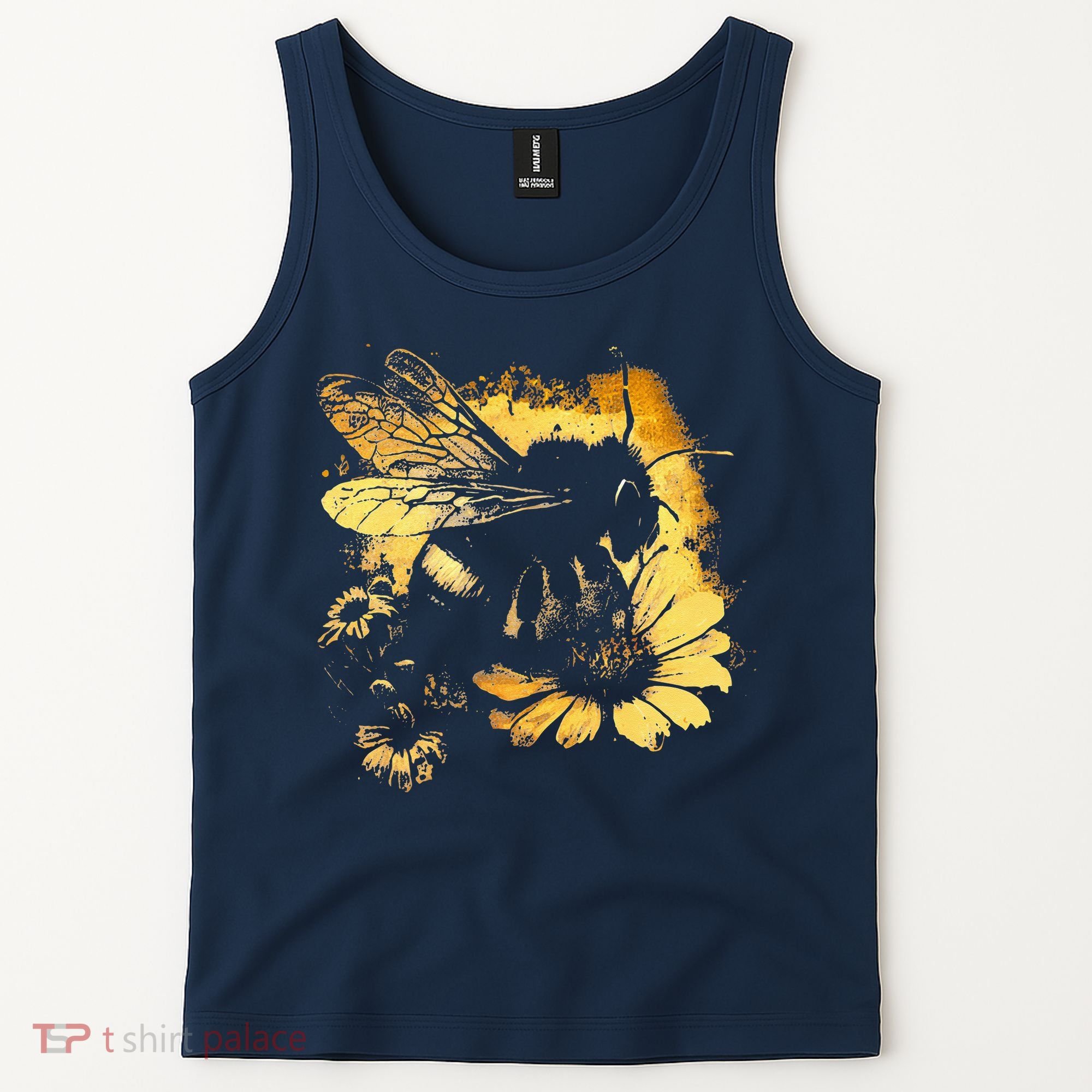 Honeybee And Bumble Bee For American Hive Beekeepers Tank Top