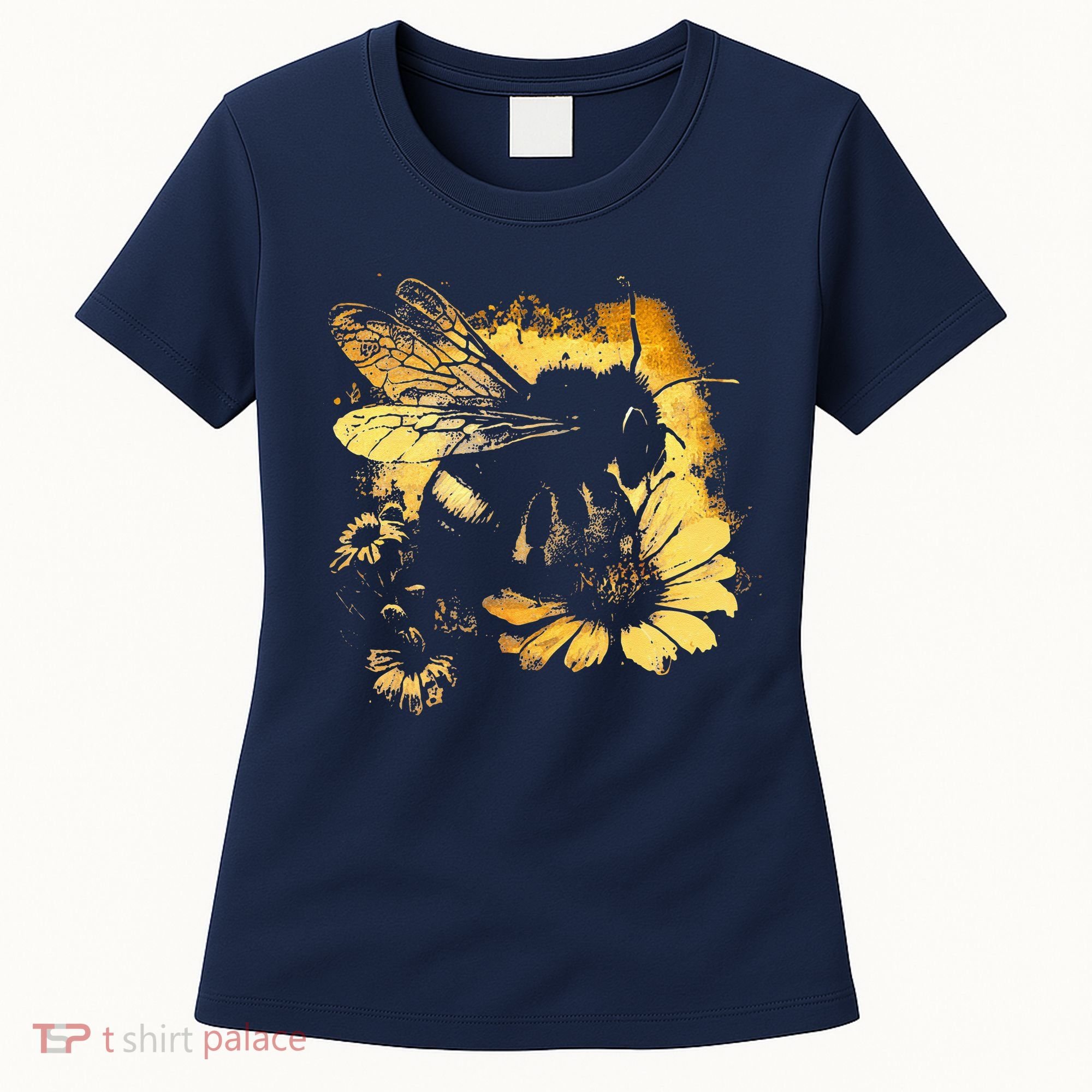 Honeybee And Bumble Bee For American Hive Beekeepers Women's T-Shirt