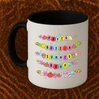 Have A Bussin Summer Bruh Riendship Bracelets Teacher Coffee Mug thumb 2