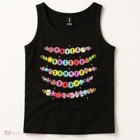Have A Bussin Summer Bruh Riendship Bracelets Teacher Tank Top thumb 2