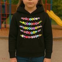 Have A Bussin Summer Bruh Riendship Bracelets Teacher Kids Hoodie thumb 3