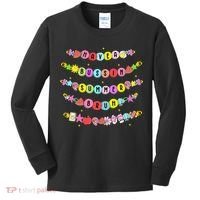 Have A Bussin Summer Bruh Riendship Bracelets Teacher Kids Long Sleeve Shirt thumb 0