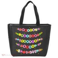 Have A Bussin Summer Bruh Riendship Bracelets Teacher Tote Bag thumb 0