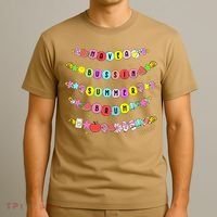 Have A Bussin Summer Bruh Riendship Bracelets Teacher T-Shirt thumb 3