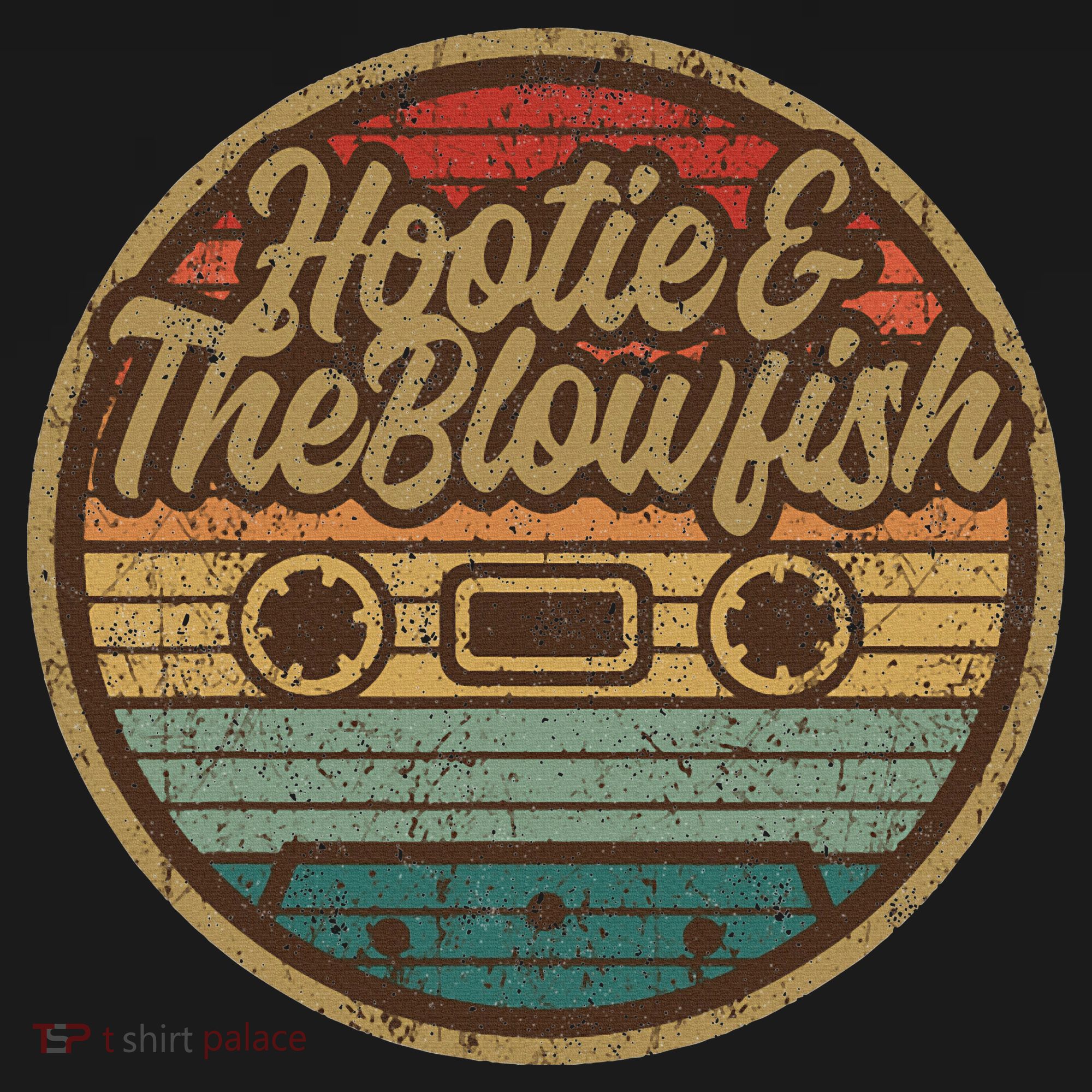 Hooties And Blowfish Retro Cassette 80s Rock Music T-Shirt