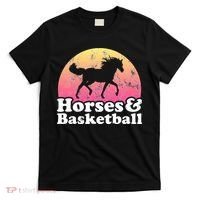 Horse and Basketball  or Horses T-Shirt thumb 0