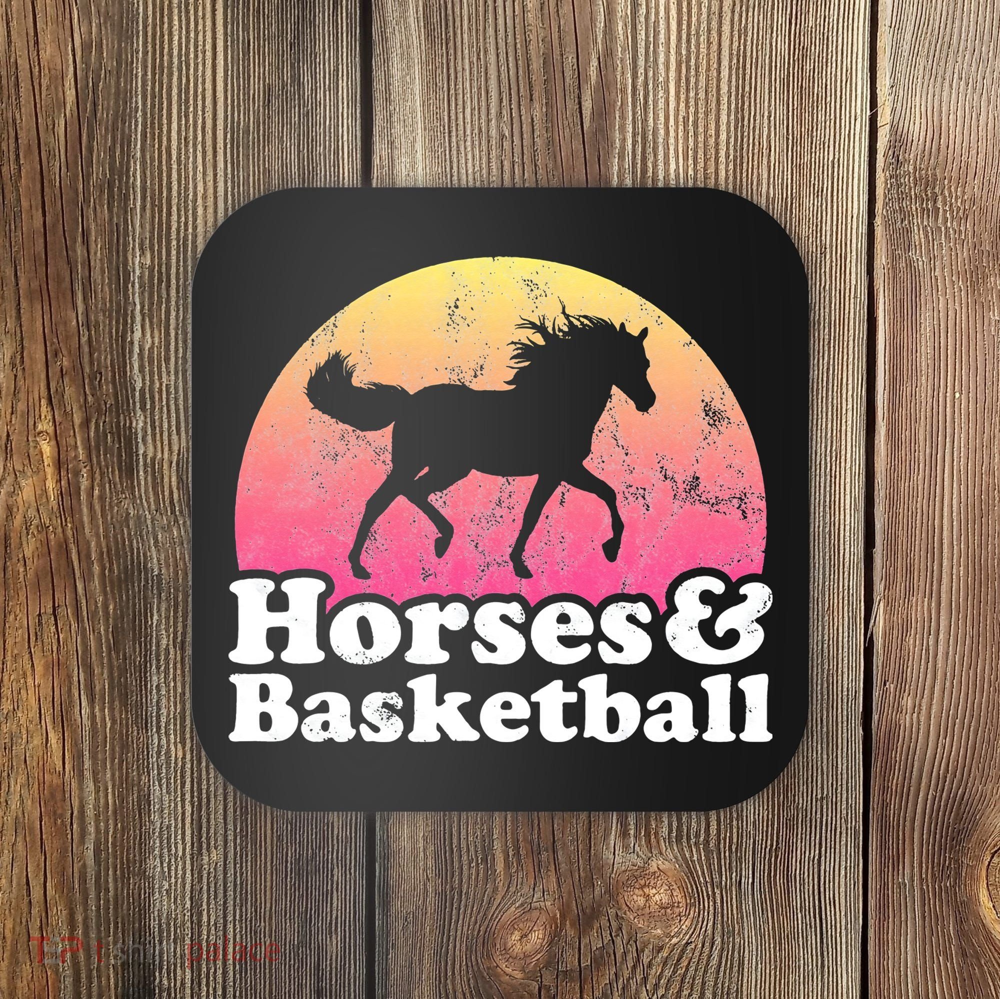 Horse and Basketball  or Horses Coaster