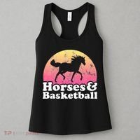 Horse and Basketball  or Horses Women's Tank Top thumb 3