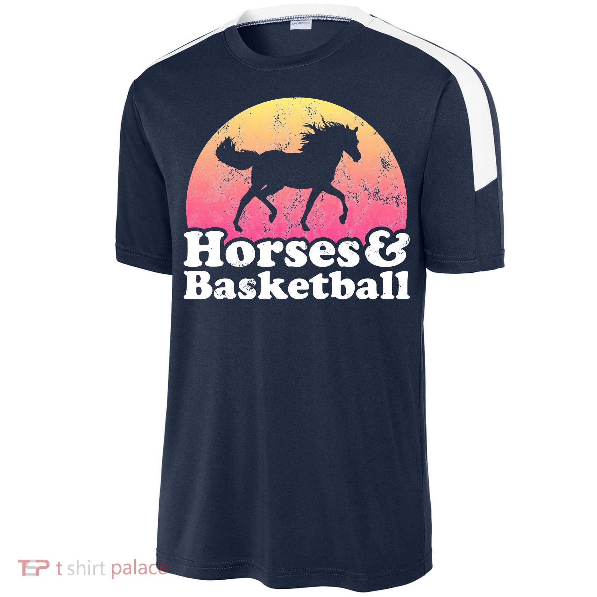 Horse and Basketball  or Horses Sport-Tek Competitor United Soccer Jersey