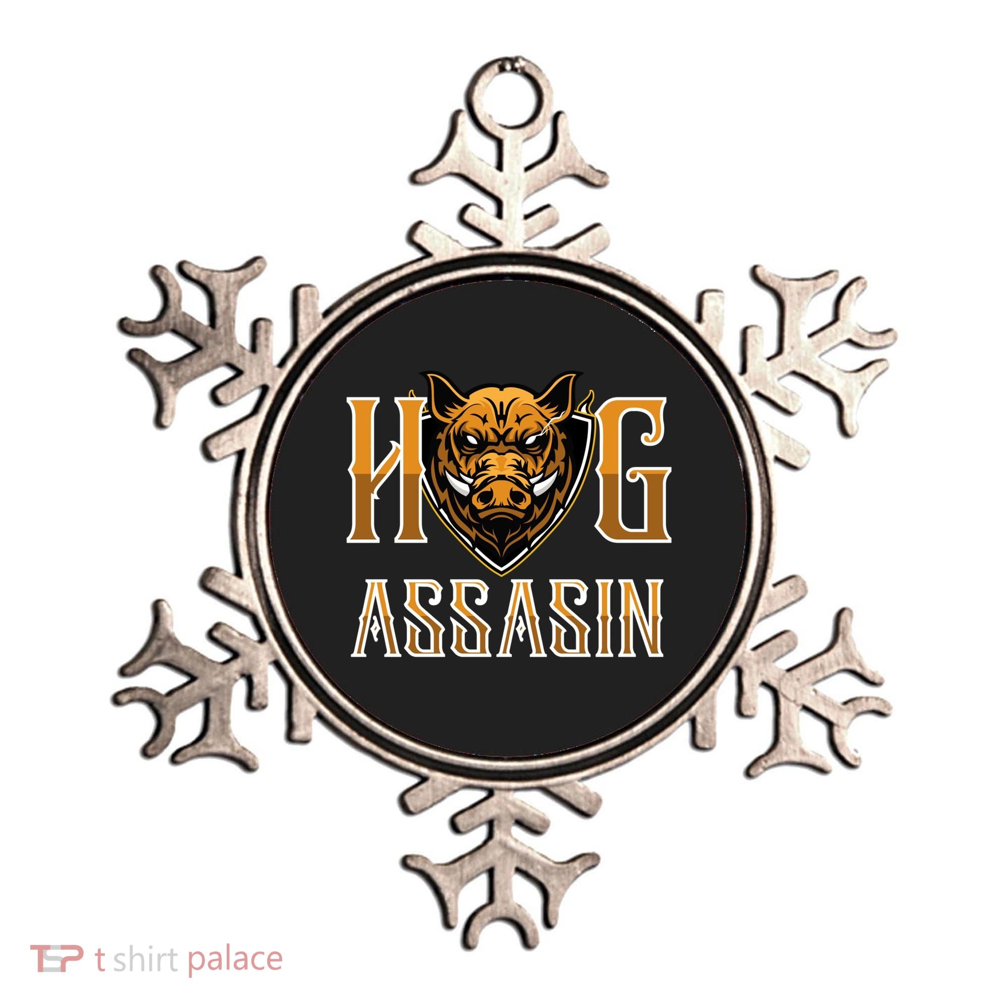 Hog And Boar Assasin Animal Hunter Hog Gift Ornament