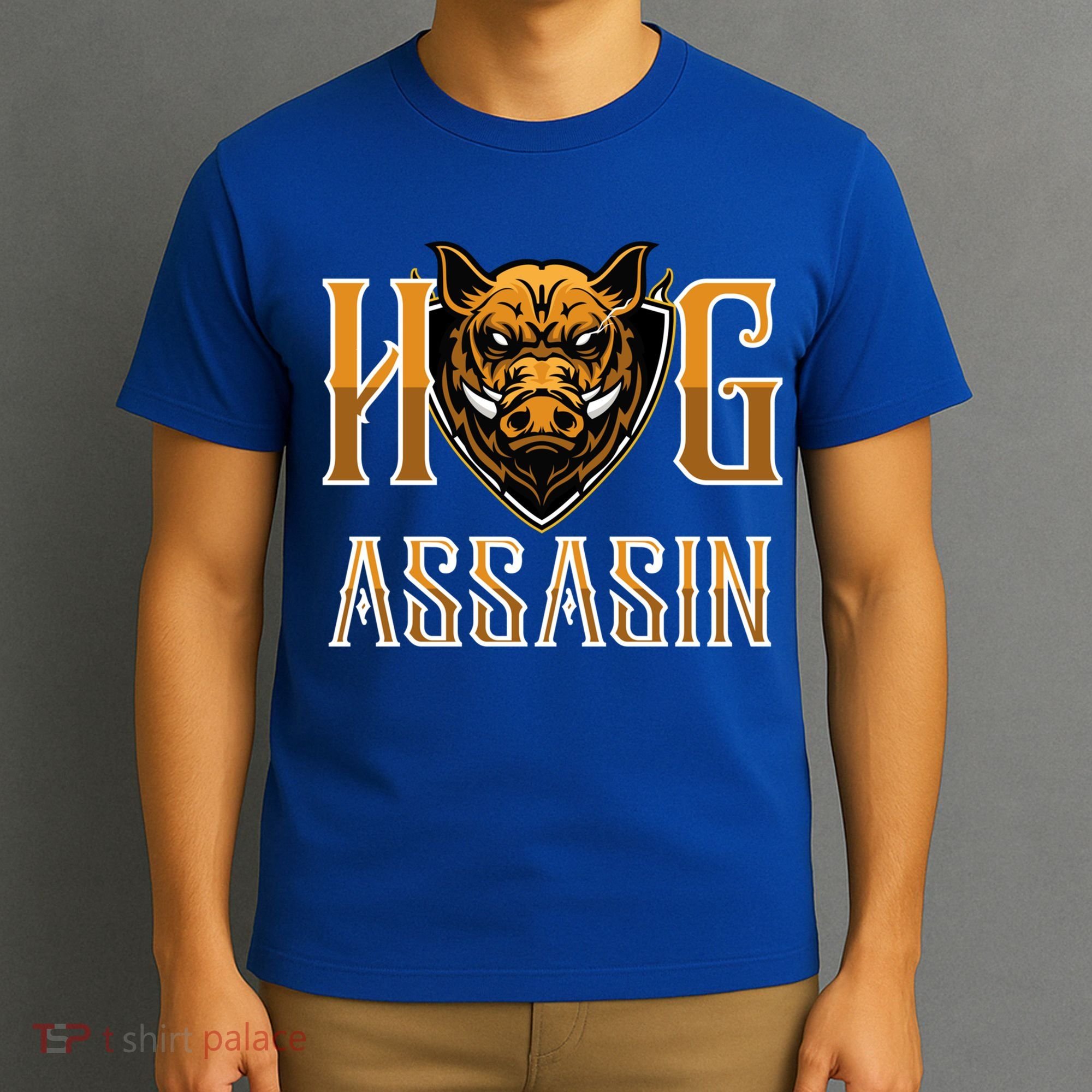 Hog And Boar Assasin Animal Hunter Hog Gift T-Shirt