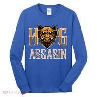 Hog And Boar Assasin Animal Hunter Hog Gift Tall Long Sleeve Shirt thumb 0