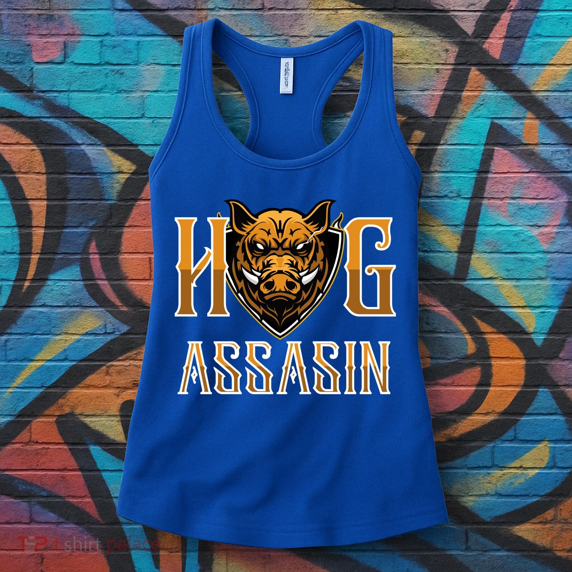 Hog And Boar Assasin Animal Hunter Hog Gift Women's Tank Top