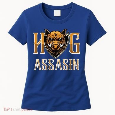 Hog And Boar Assasin Animal Hunter Hog Gift Women's T-Shirt