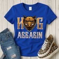 Hog And Boar Assasin Animal Hunter Hog Gift Women's T-Shirt thumb 3