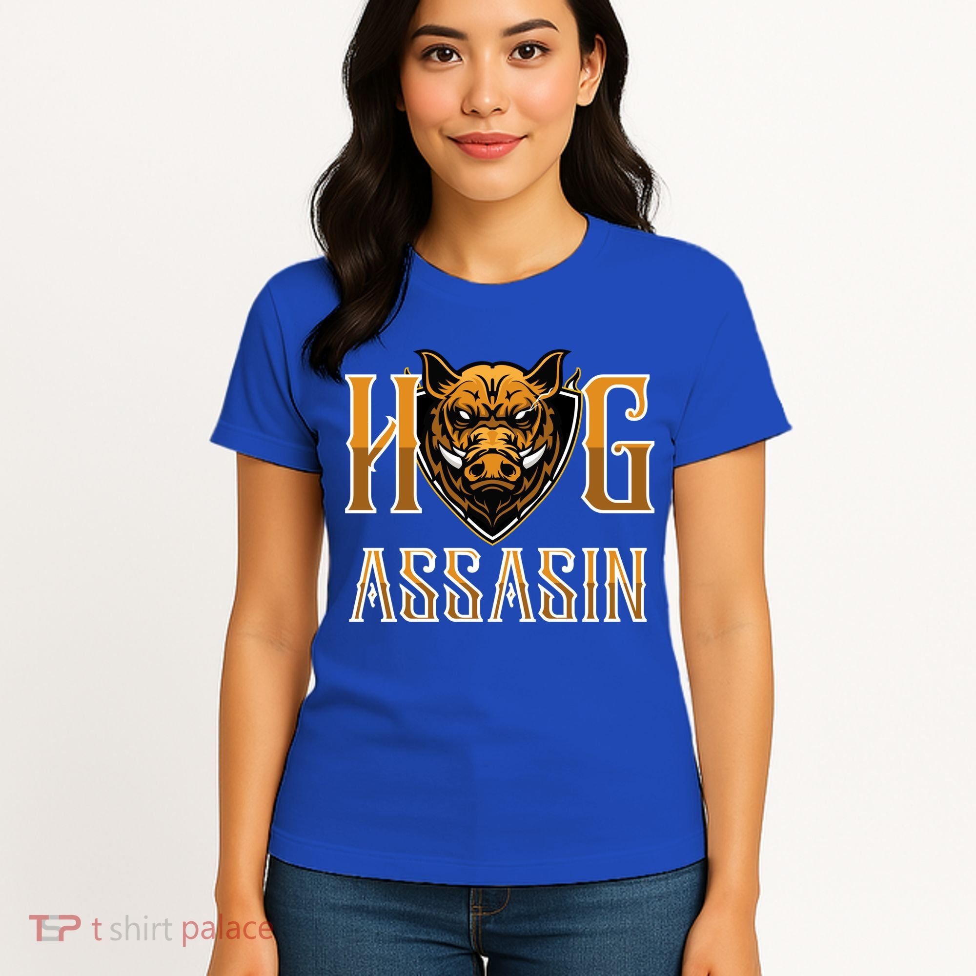 Hog And Boar Assasin Animal Hunter Hog Gift Women's T-Shirt