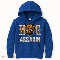 Hog And Boar Assasin Animal Hunter Hog Gift Kids Hoodie thumb 0