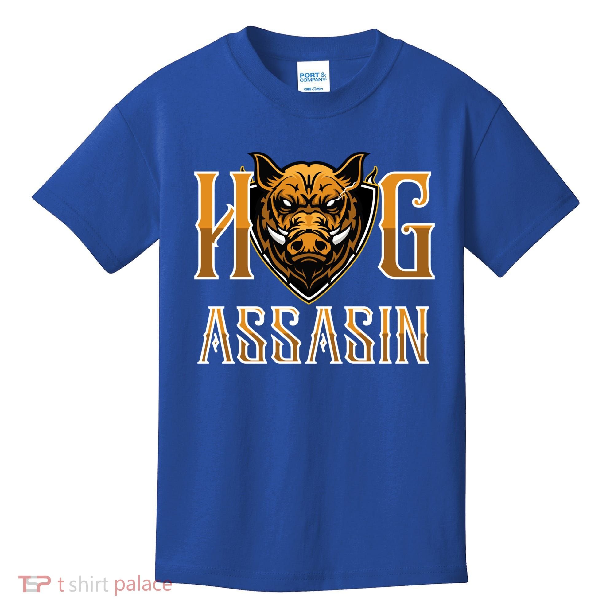 Hog And Boar Assasin Animal Hunter Hog Gift Kids T-Shirt