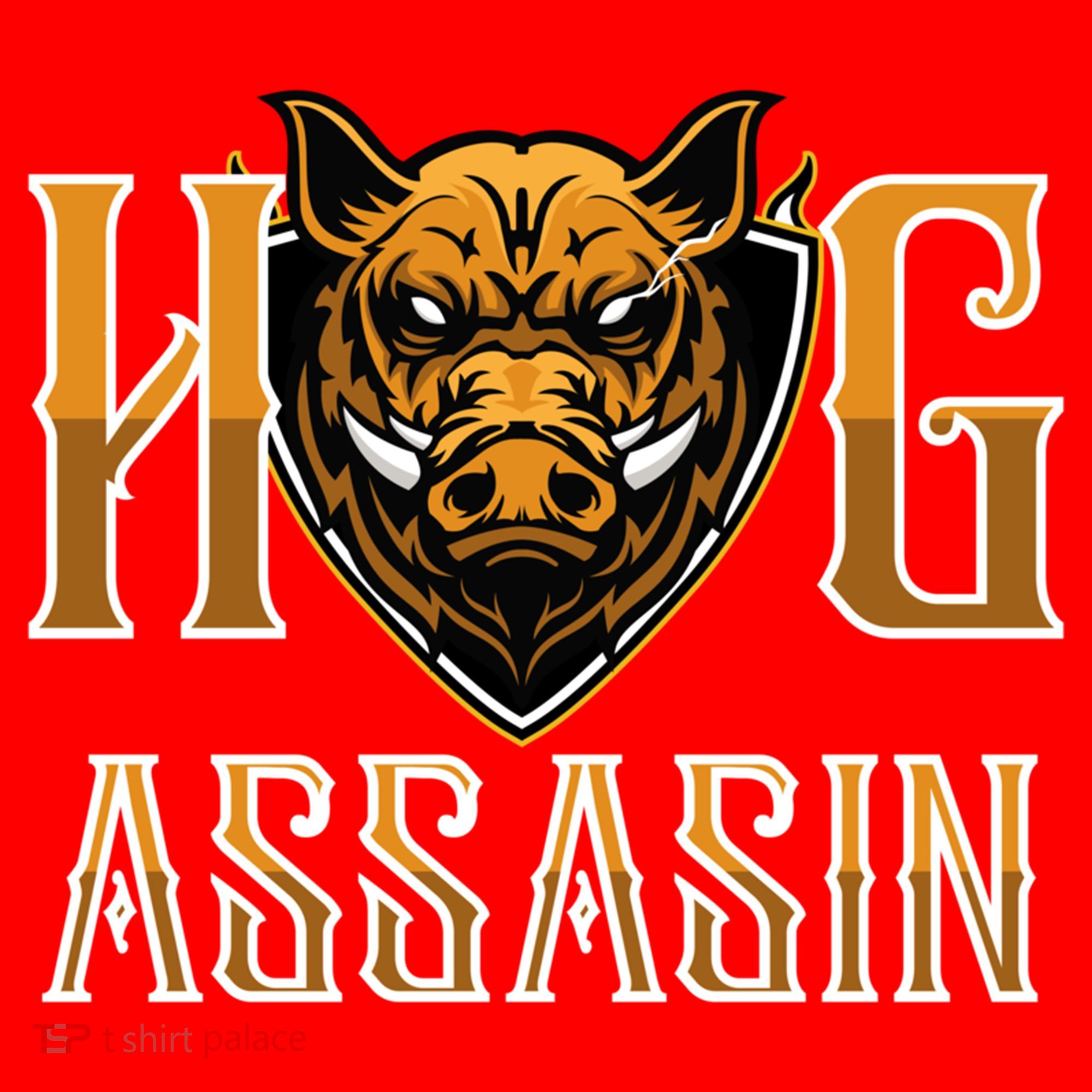 Hog And Boar Assasin Animal Hunter Hog Gift Santa Hat