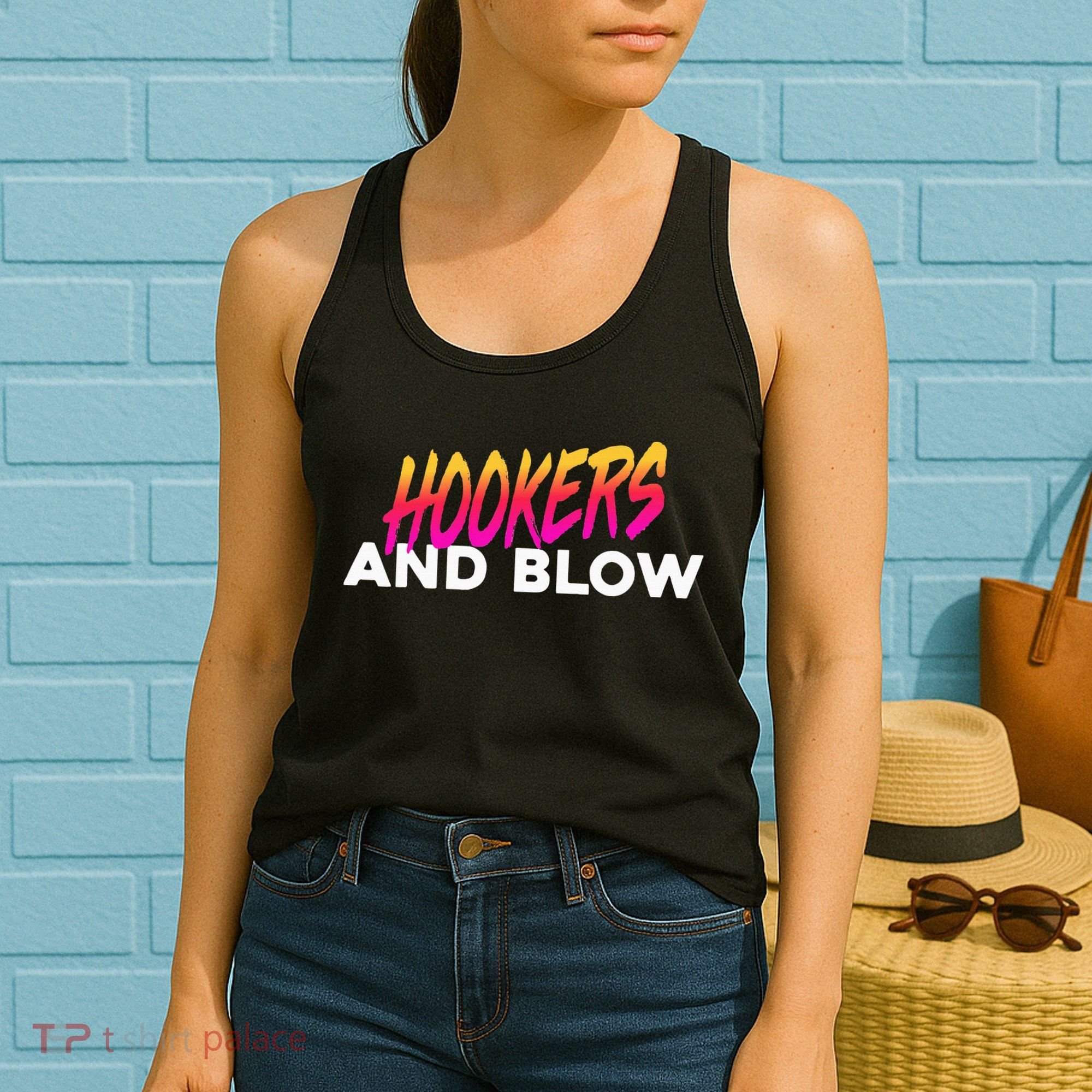 Hookers And Blow Funny Meme Women's Tank Top