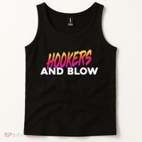 Hookers And Blow Funny Meme Tank Top thumb 2