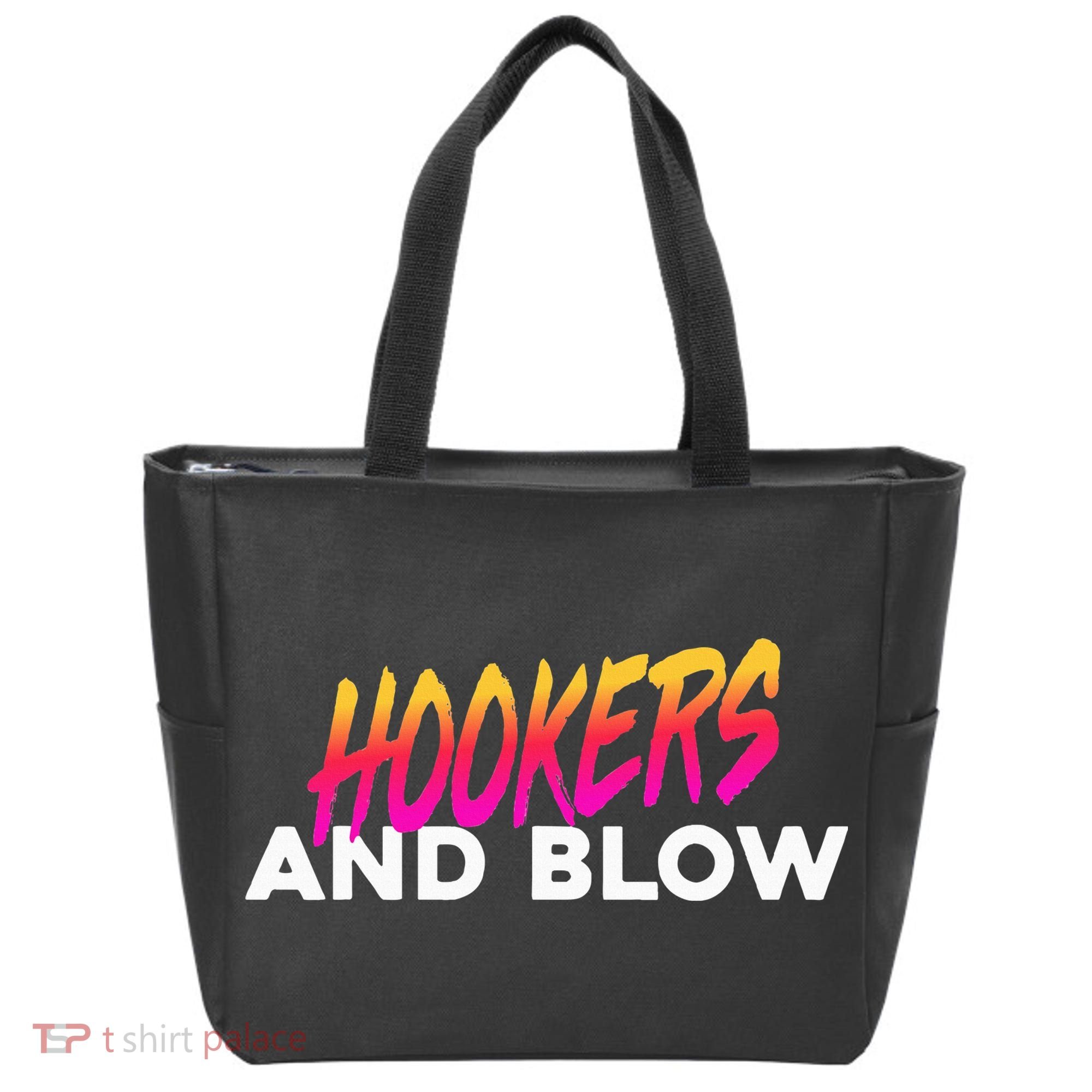 Hookers And Blow Funny Meme Tote Bag