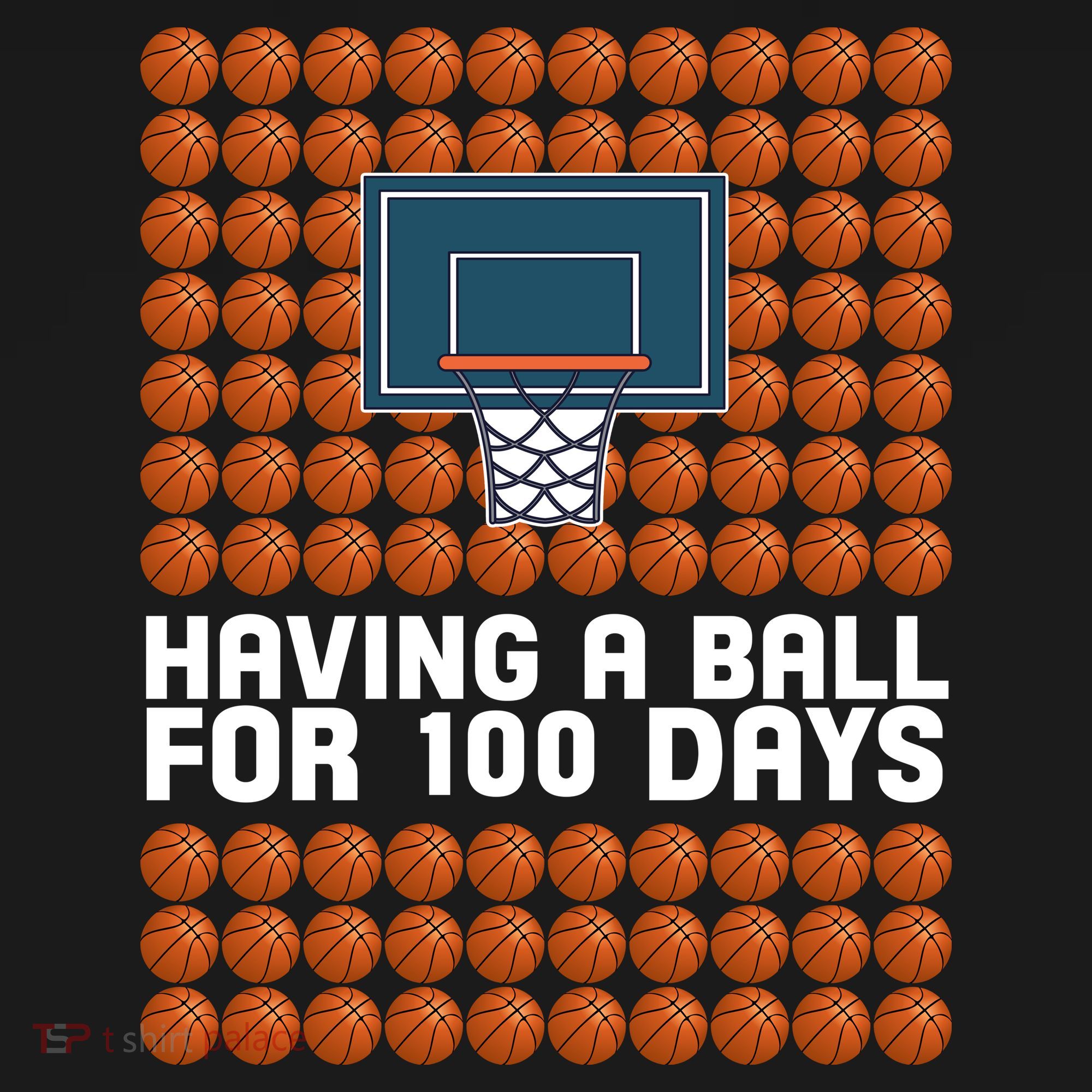Having A Ball For 100 Days Of School Basketball Mousepad