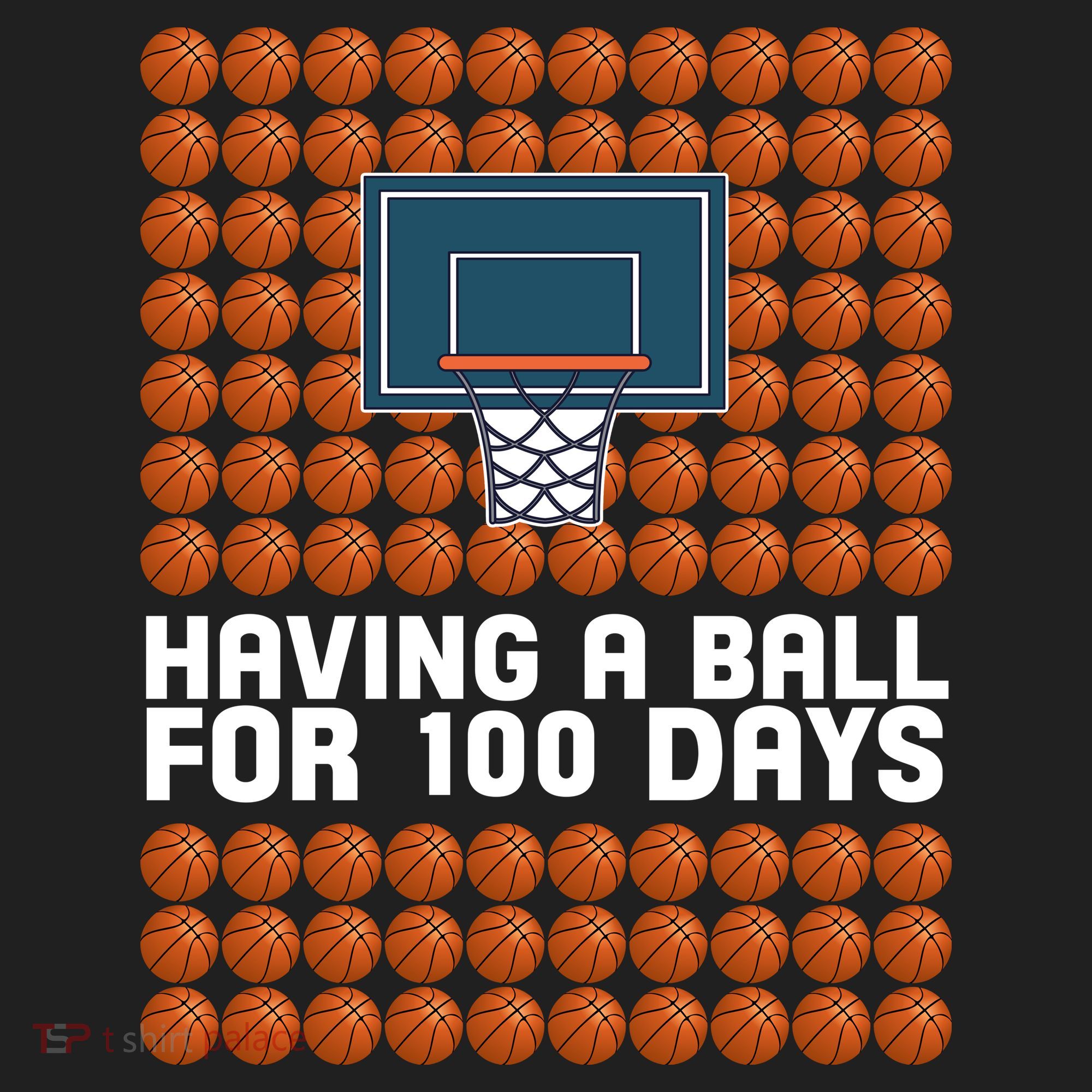 Having A Ball For 100 Days Of School Basketball Hat