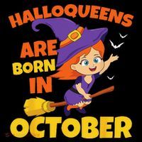Halloqueens Are Born In October Birthday Halloween Coffee Mug thumb 5