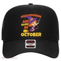 Halloqueens Are Born In October Birthday Halloween Hat thumb 0