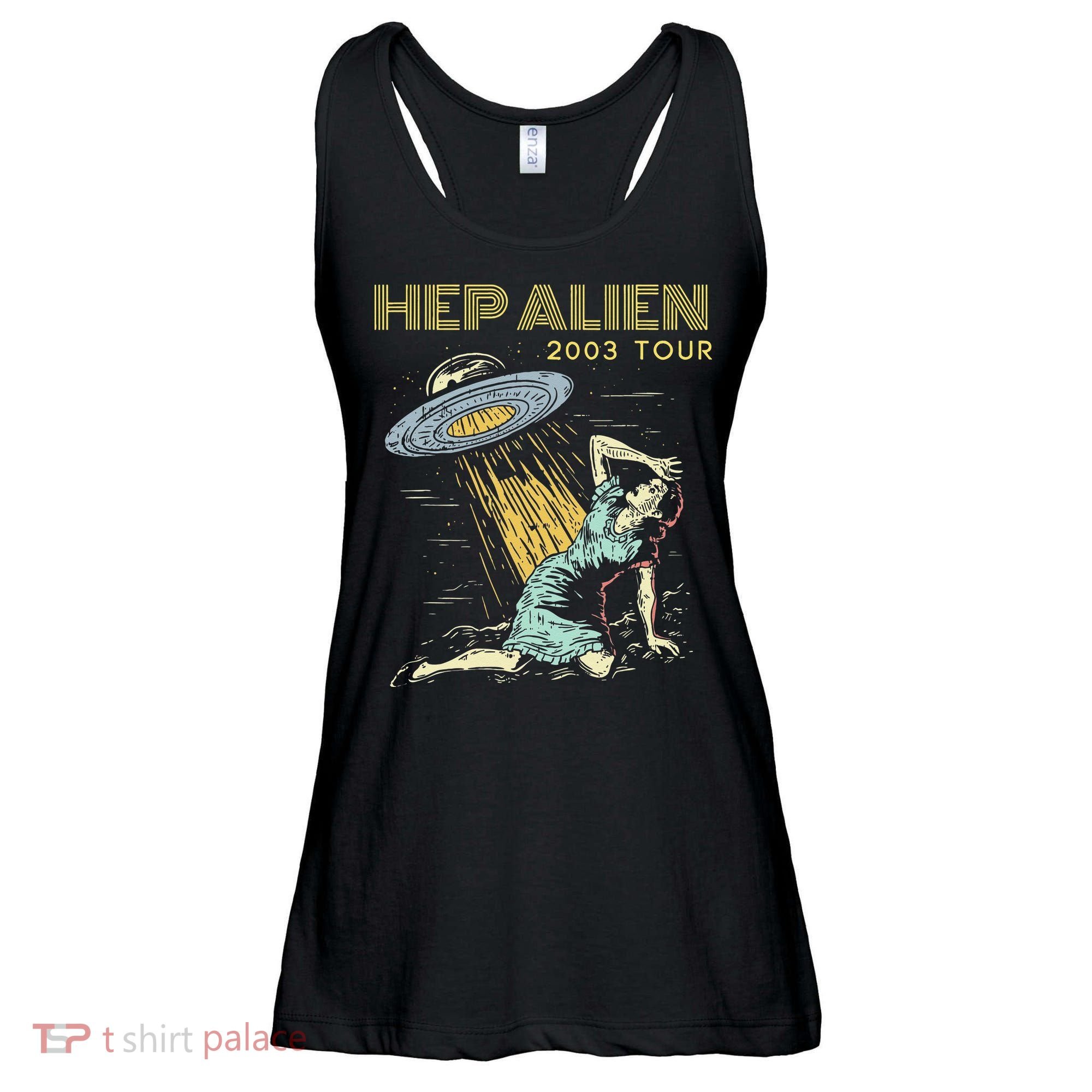 Hep Alien Band Pop Culture Ladies Essential Flowy Tank
