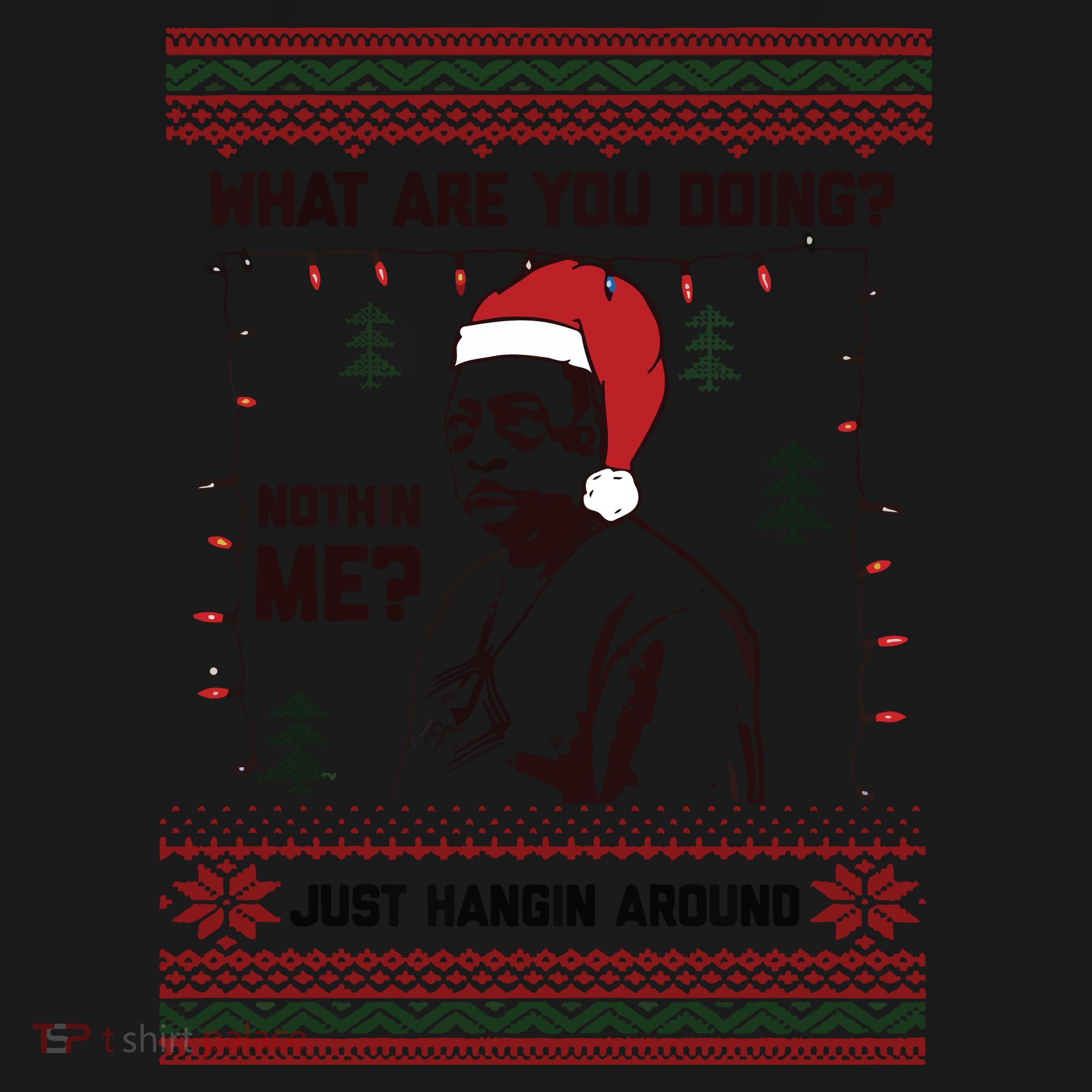 Hanging Around Christmas Sweater Beetlejuice Toddler Hoodie