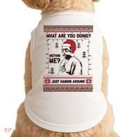 Hanging Around Christmas Sweater Beetlejuice Doggie Tank thumb 0