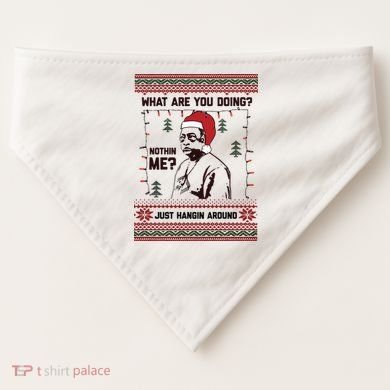 Hanging Around Christmas Sweater Beetlejuice USA-Made Doggie Bandana