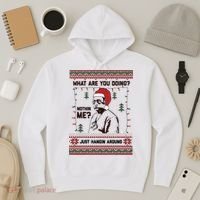Hanging Around Christmas Sweater Beetlejuice Hoodie thumb 3