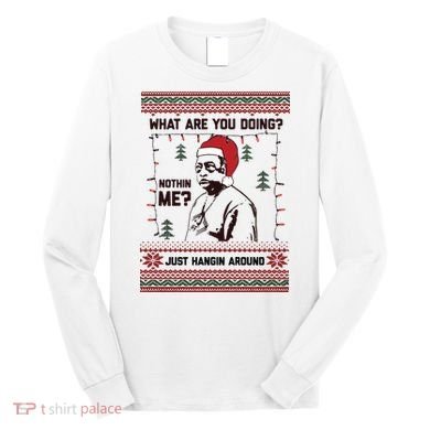 Hanging Around Christmas Sweater Beetlejuice Long Sleeve Shirt