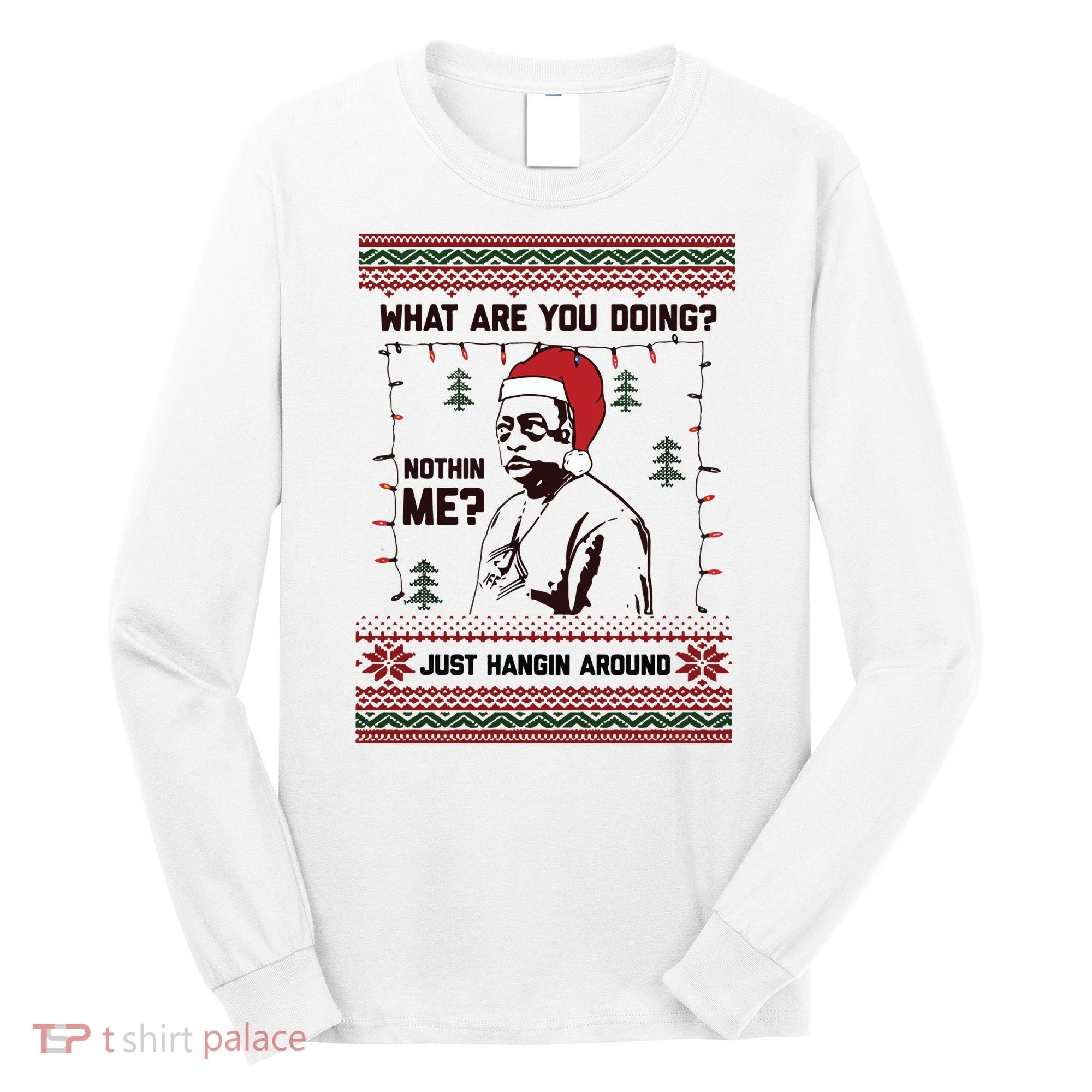 Hanging Around Christmas Sweater Beetlejuice Long Sleeve Shirt