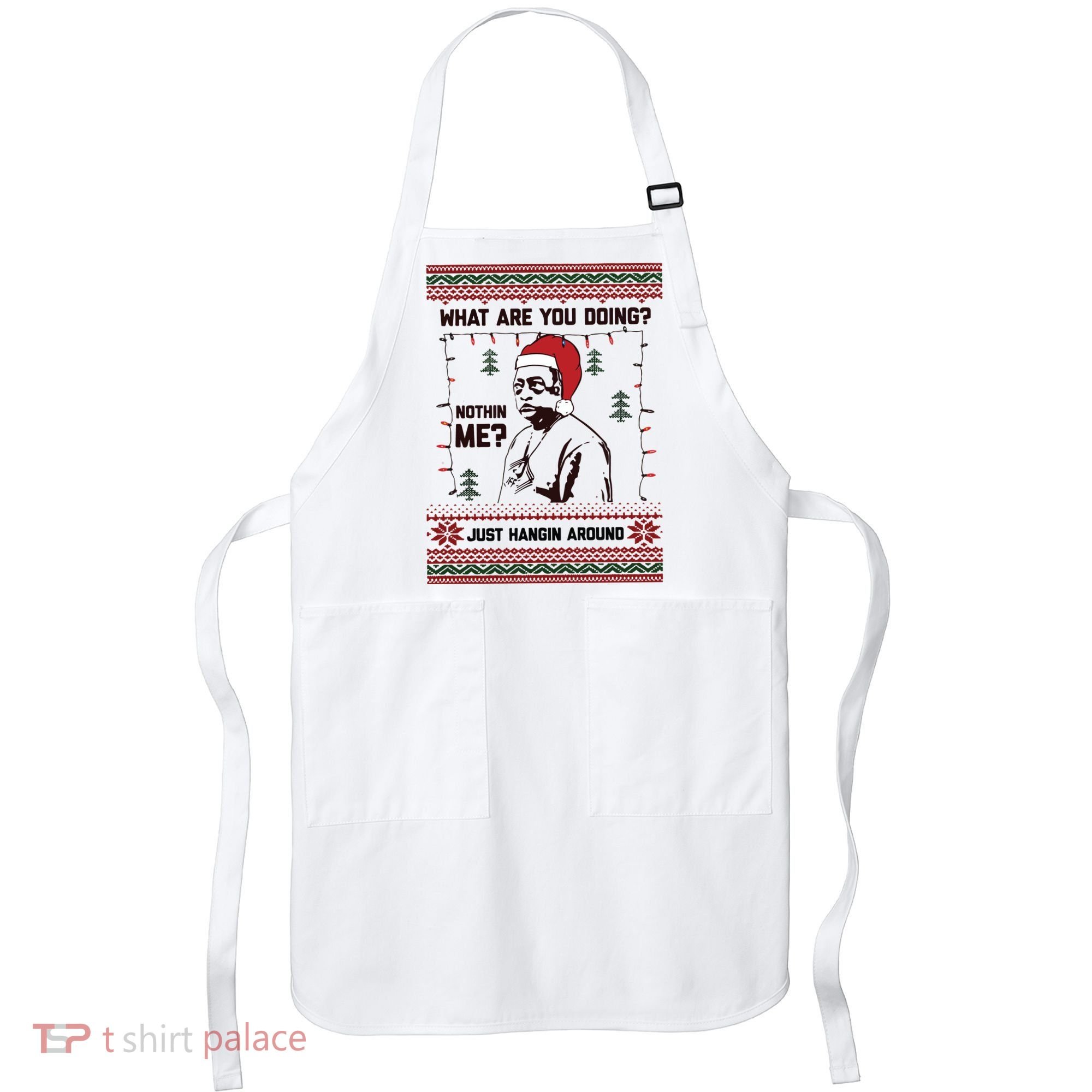 Hanging Around Christmas Sweater Beetlejuice Apron