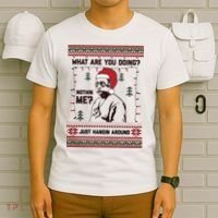 Hanging Around Christmas Sweater Beetlejuice T-Shirt thumb 6