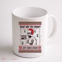 Hanging Around Christmas Sweater Beetlejuice Coffee Mug thumb 1
