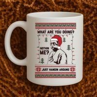 Hanging Around Christmas Sweater Beetlejuice Coffee Mug thumb 2
