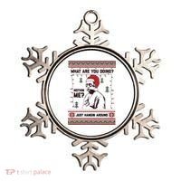 Hanging Around Christmas Sweater Beetlejuice Ornament thumb 0