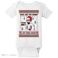 Hanging Around Christmas Sweater Beetlejuice Baby Bodysuit thumb 0