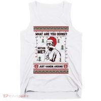 Hanging Around Christmas Sweater Beetlejuice Tank Top thumb 0