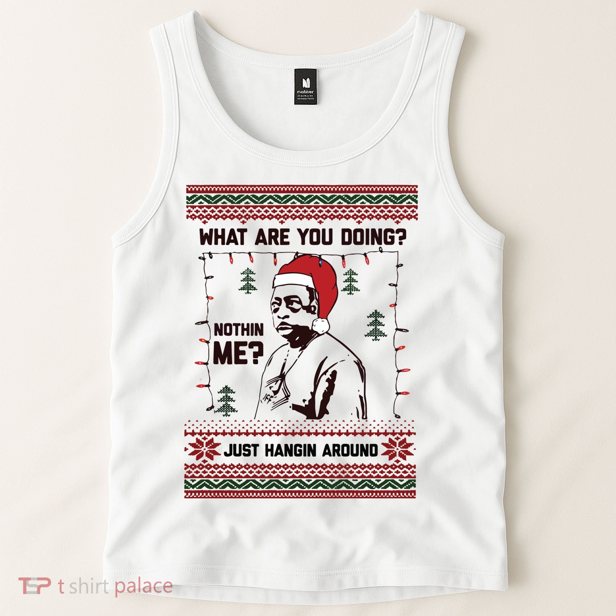 Hanging Around Christmas Sweater Beetlejuice Tank Top