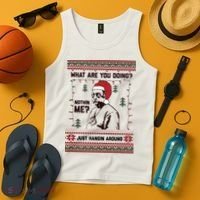 Hanging Around Christmas Sweater Beetlejuice Tank Top thumb 4