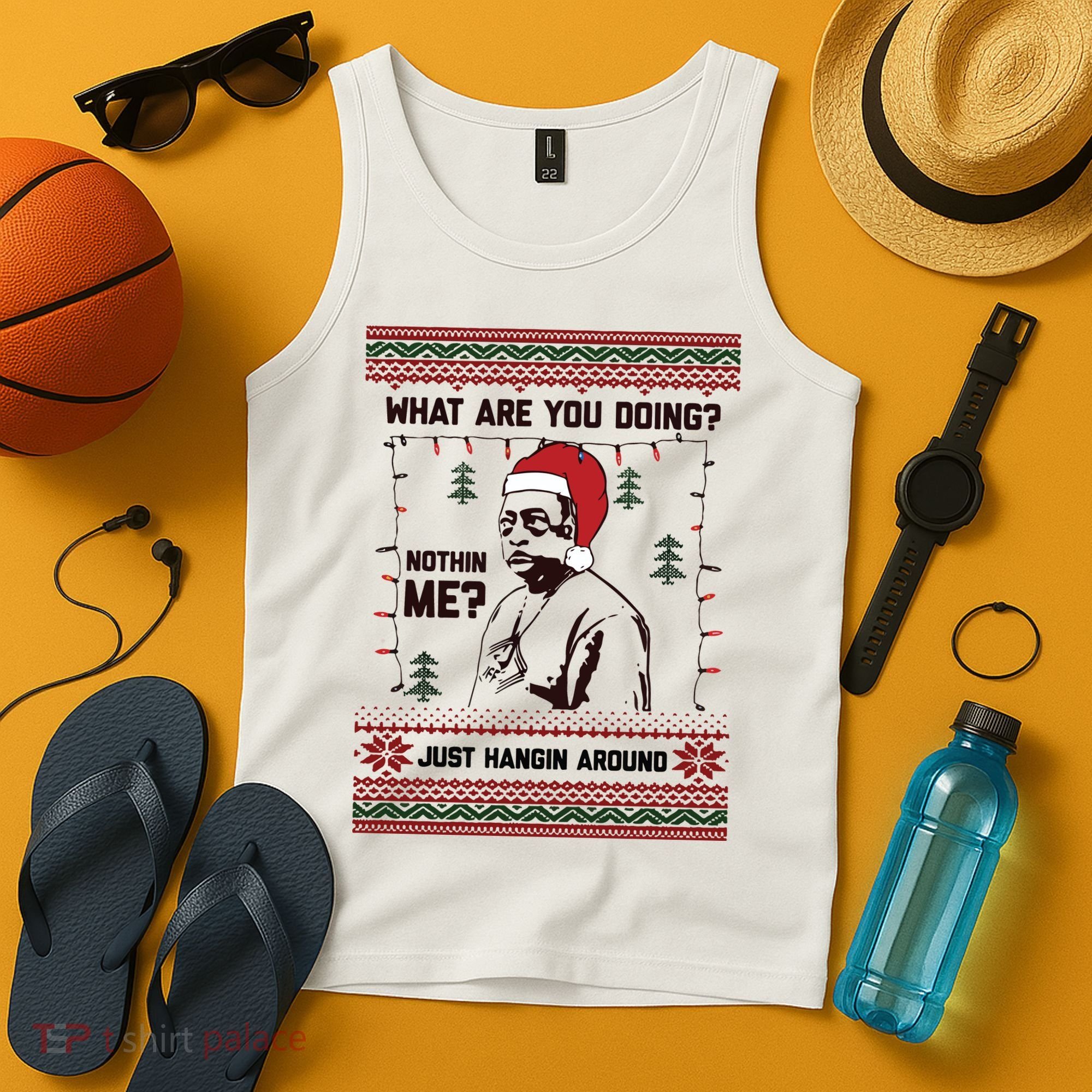 Hanging Around Christmas Sweater Beetlejuice Tank Top